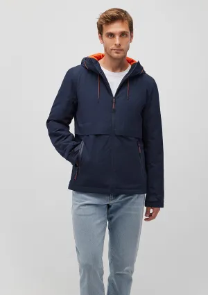 Hooded Blue Jacket