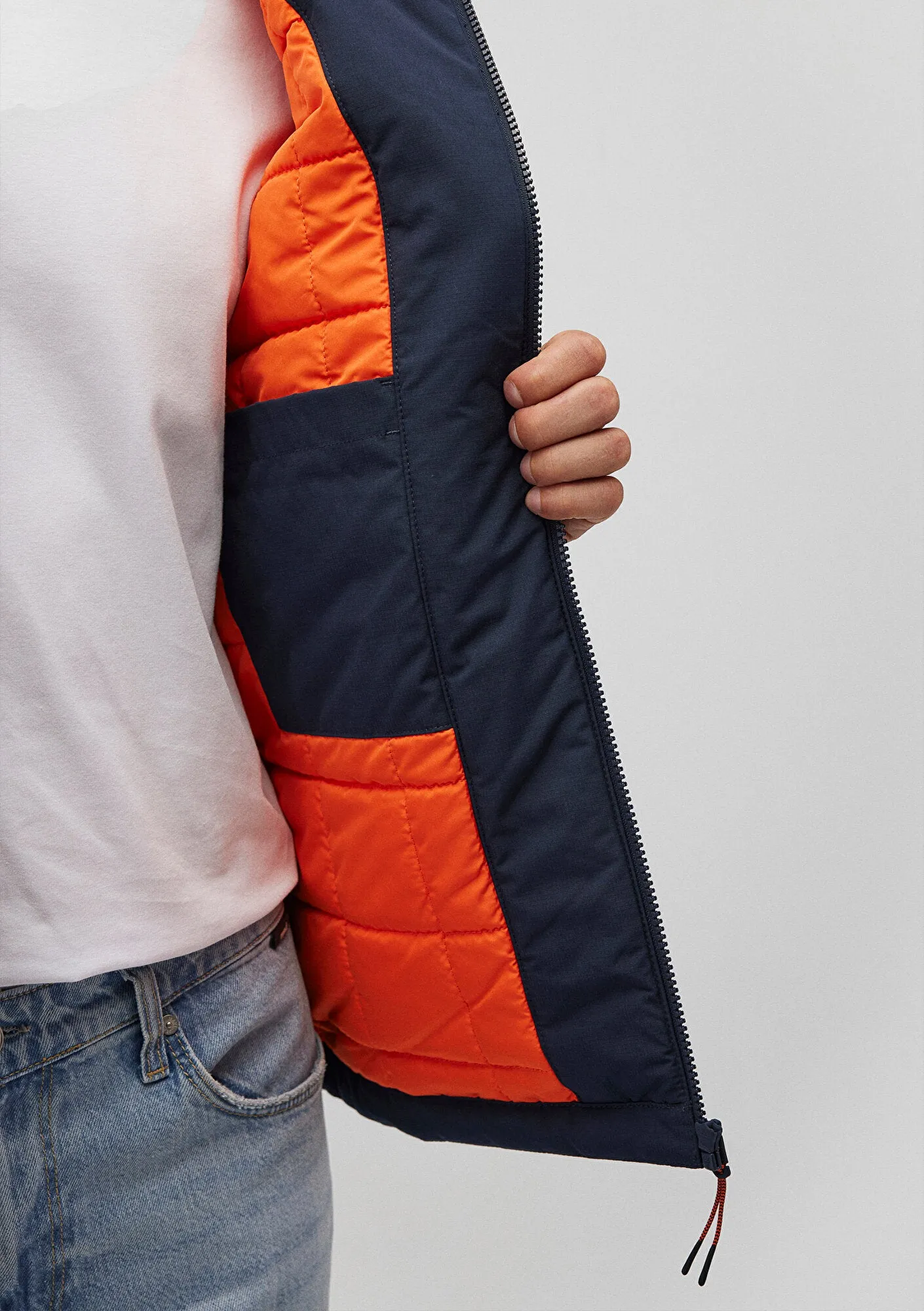 Hooded Blue Jacket