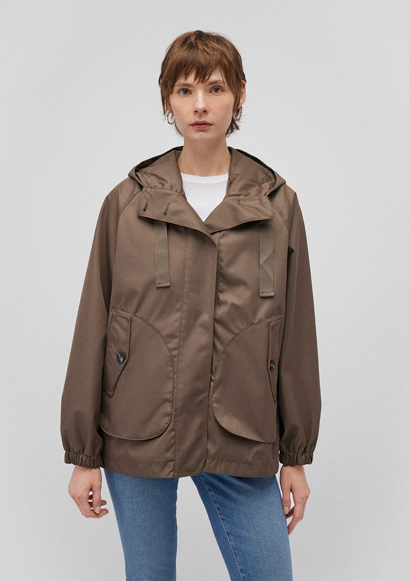 Hooded Brown Jacket