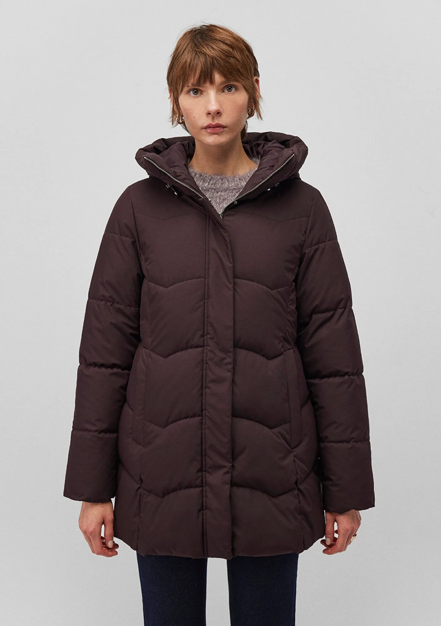 Hooded Brown Jacket