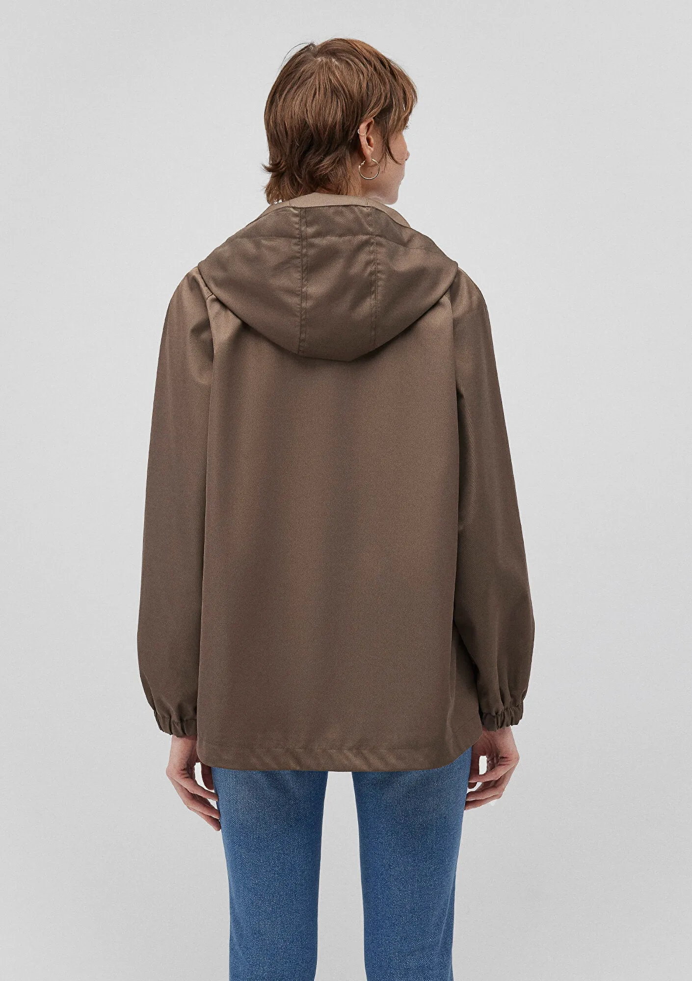 Hooded Brown Jacket