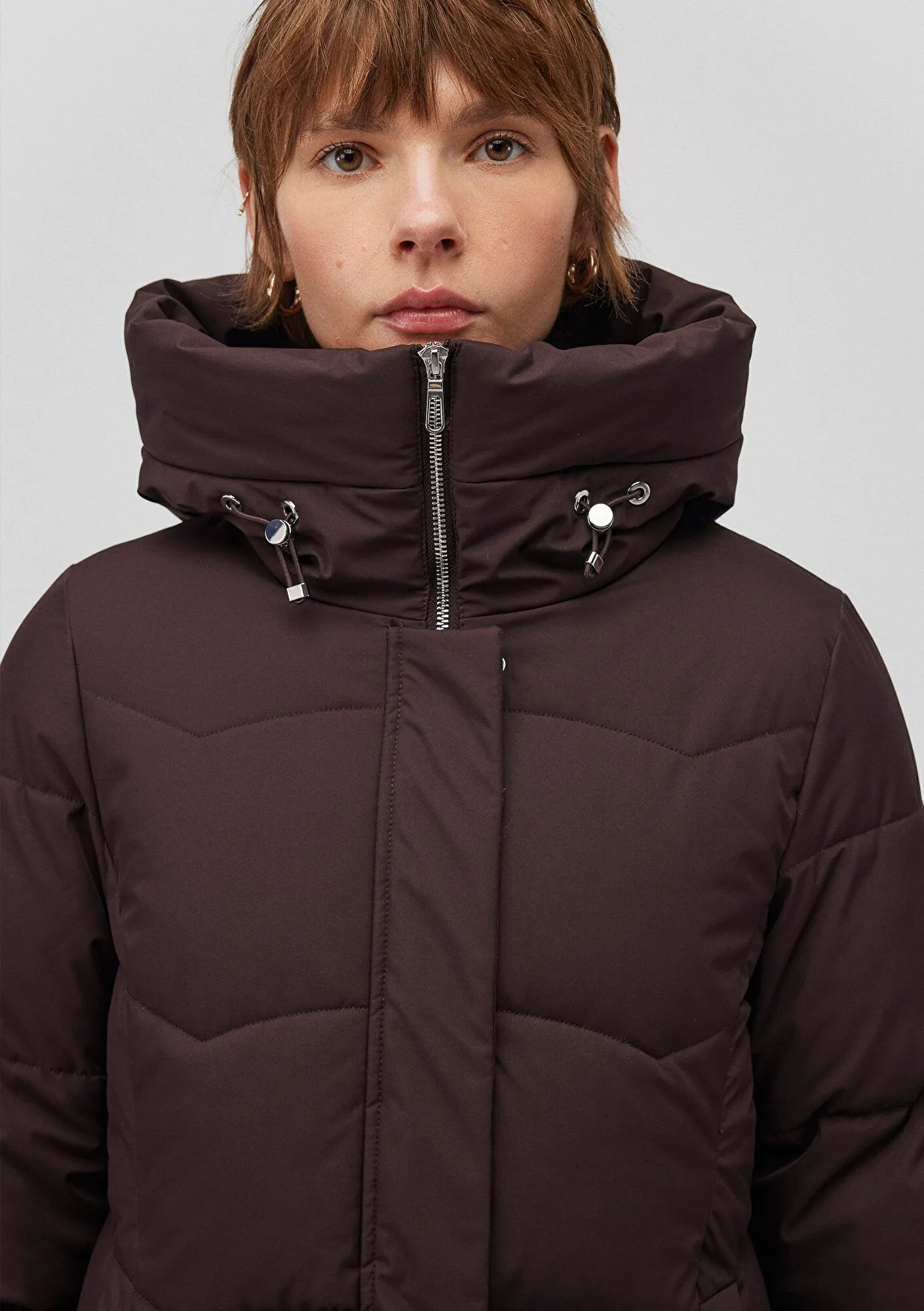 Hooded Brown Jacket