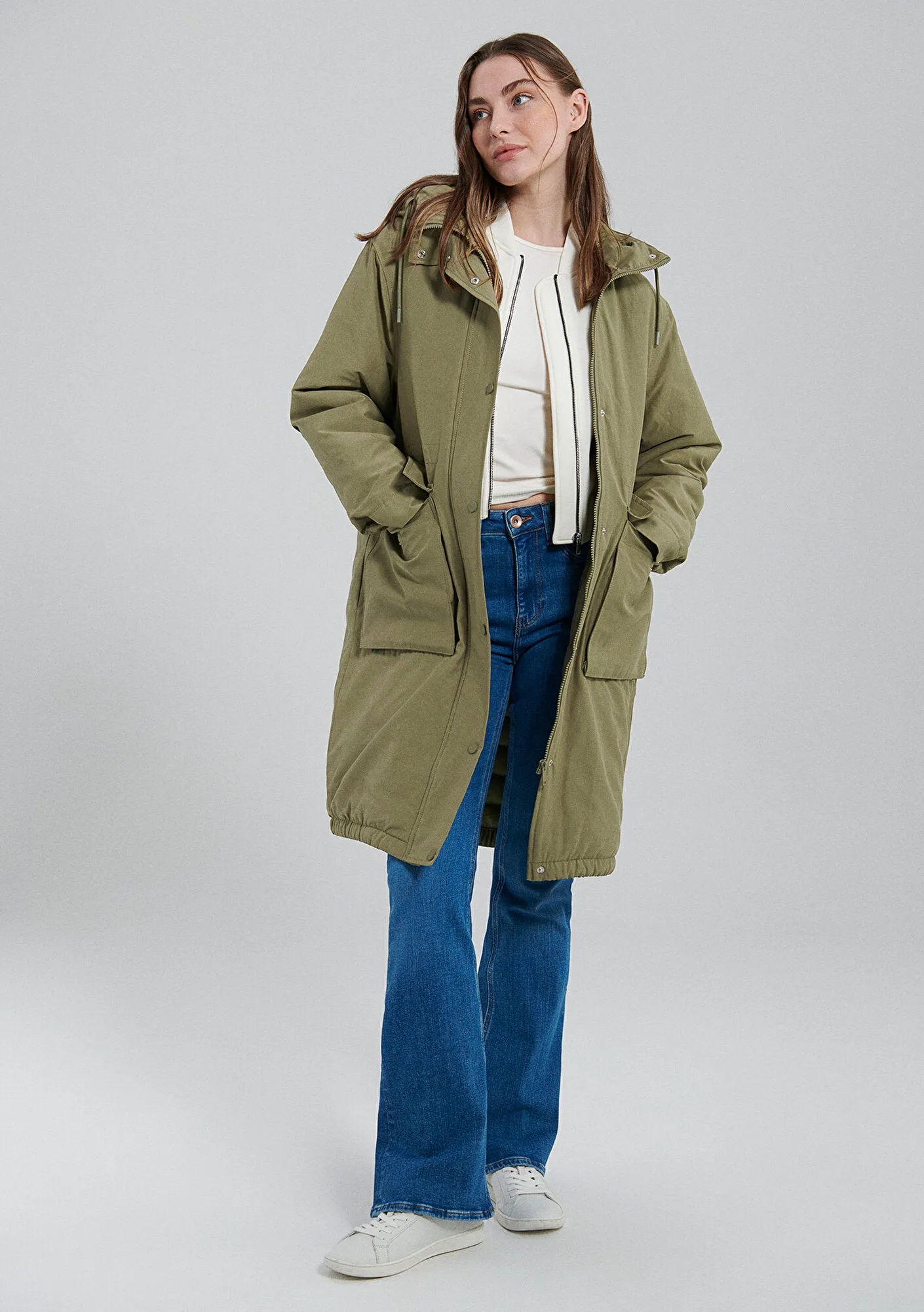 Hooded Brown Parka