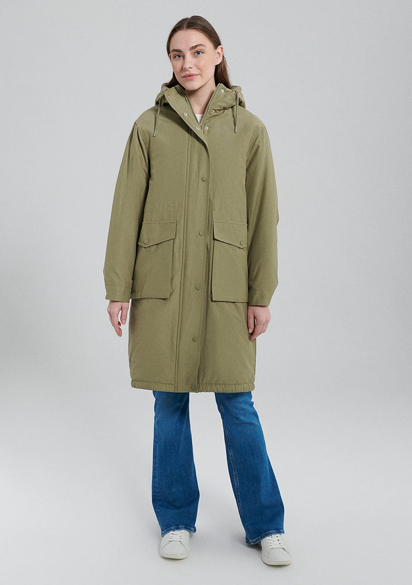 Hooded Brown Parka