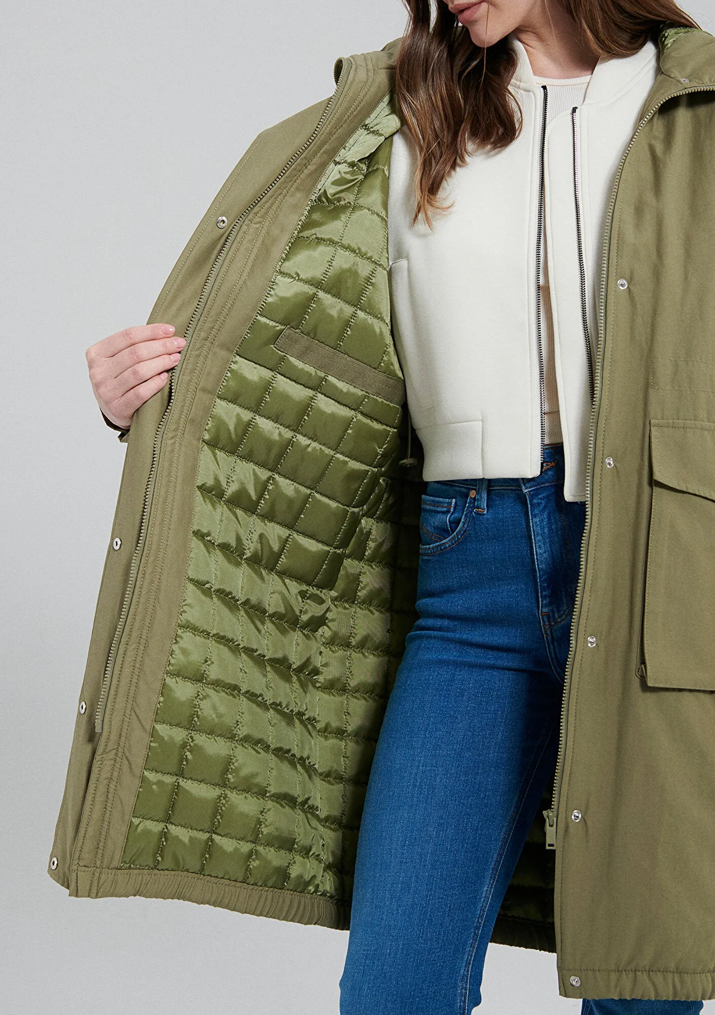 Hooded Brown Parka