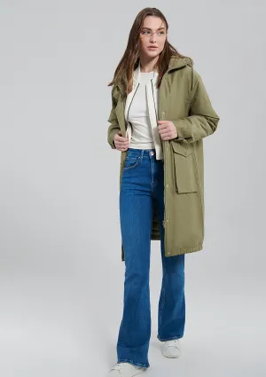 Hooded Brown Parka