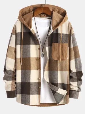 Hooded Dylan Flannel Shirt, Relaxed Fit