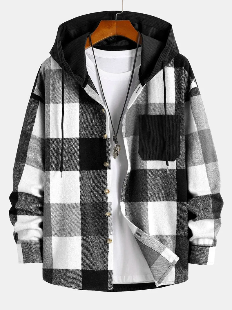 Hooded Dylan Flannel Shirt, Relaxed Fit