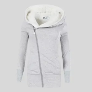 Hooded Fleece Brie Cardigan