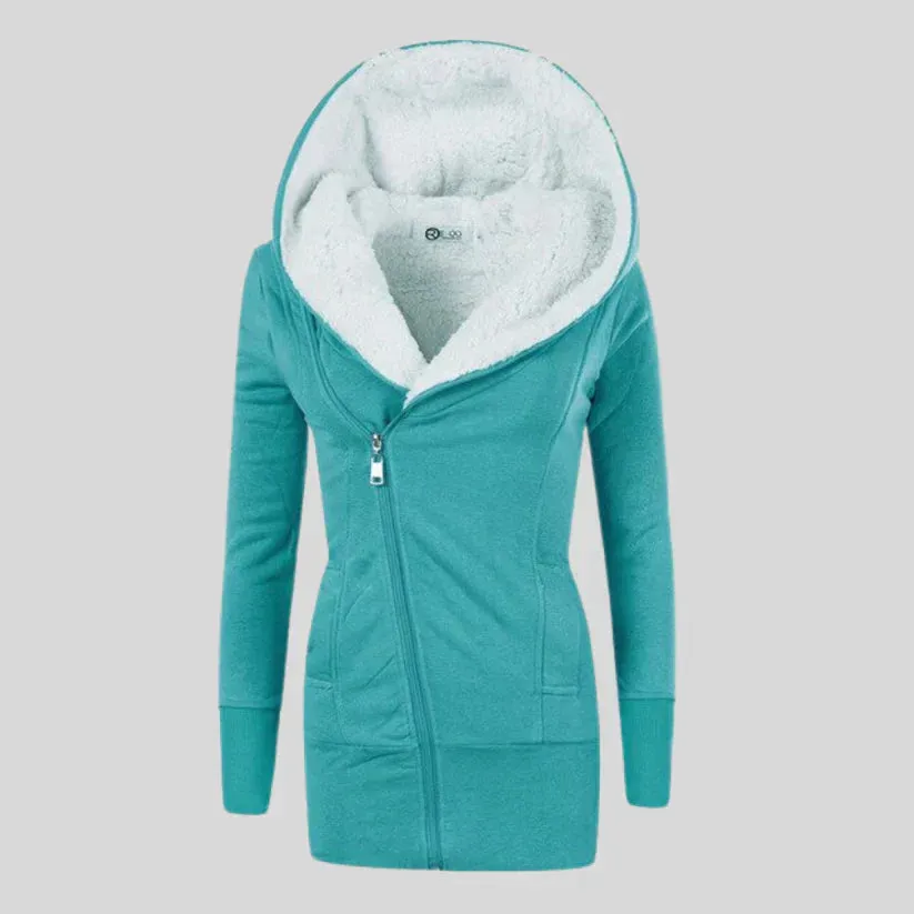 Hooded Fleece Brie Cardigan