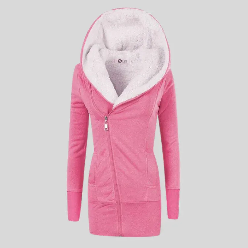 Hooded Fleece Brie Cardigan