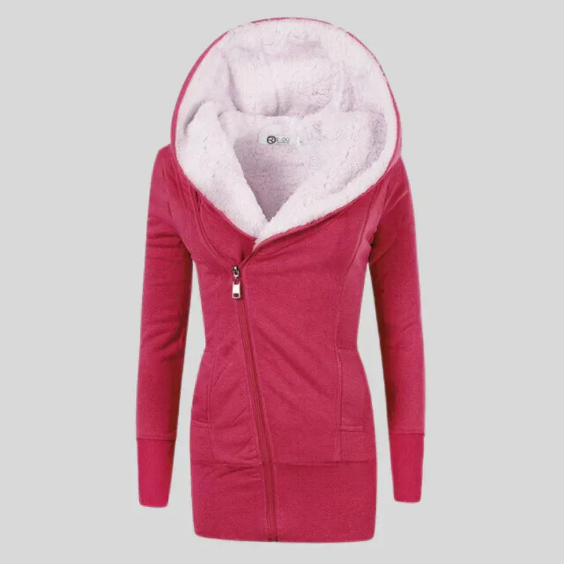 Hooded Fleece Brie Cardigan