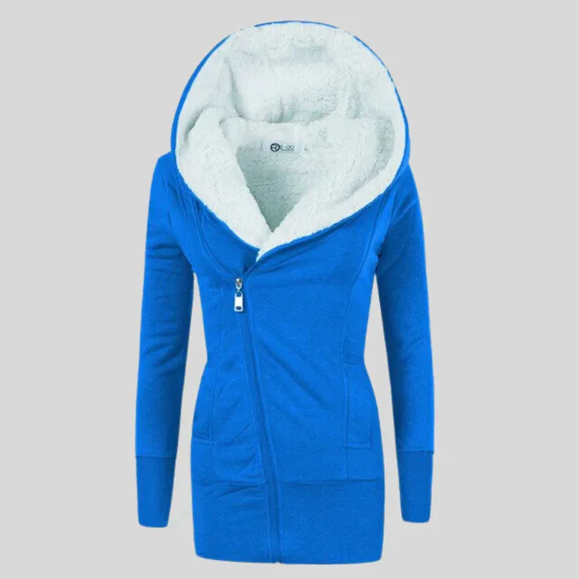Hooded Fleece Brie Cardigan