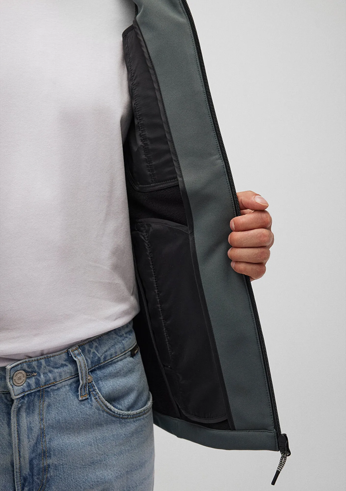Hooded Green Jacket