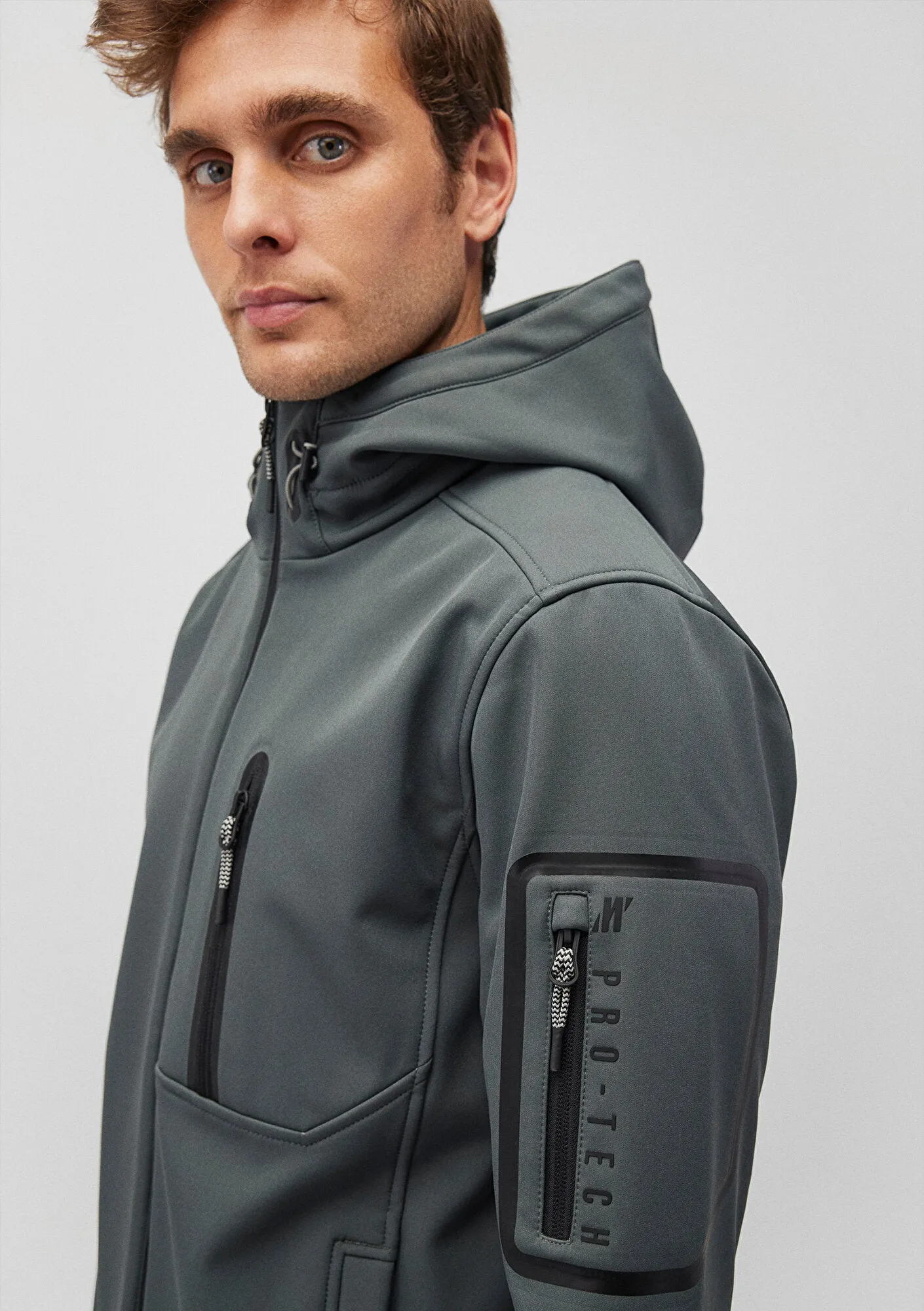 Hooded Green Jacket