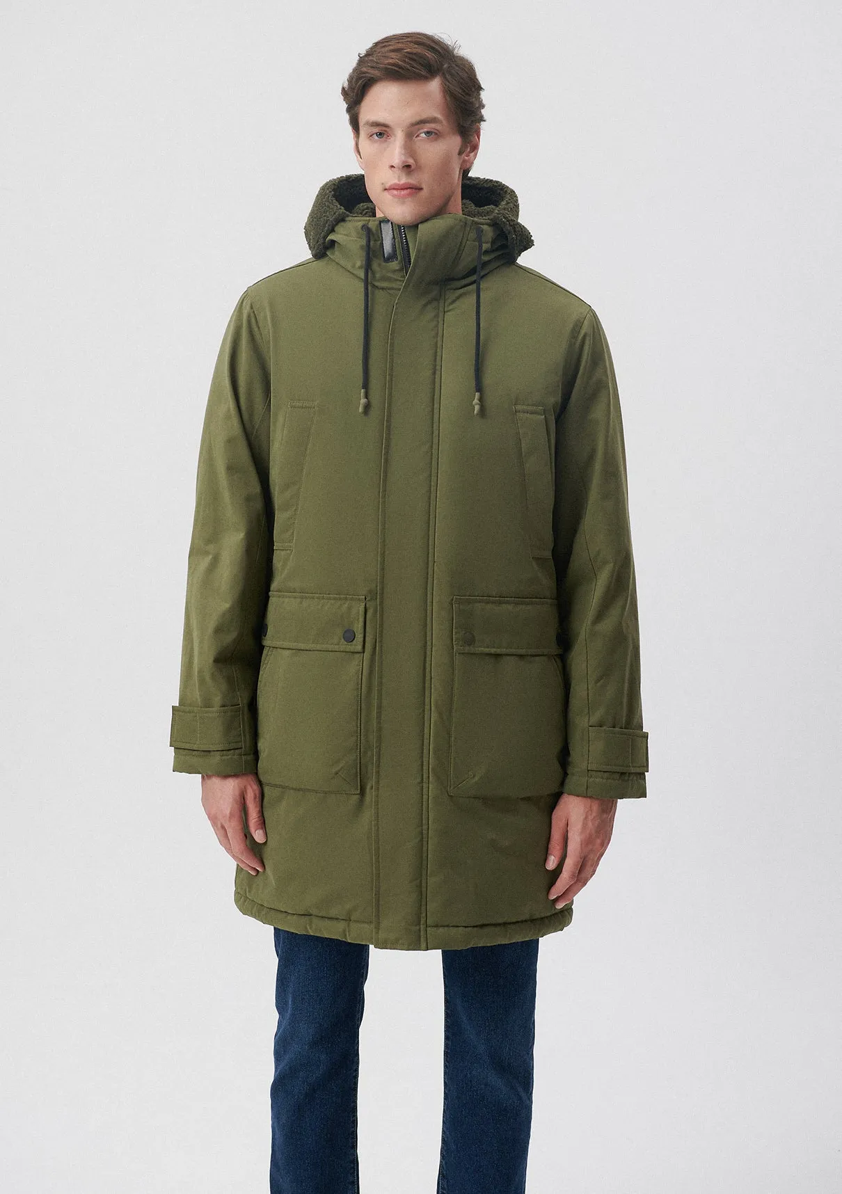 Hooded Green Jacket