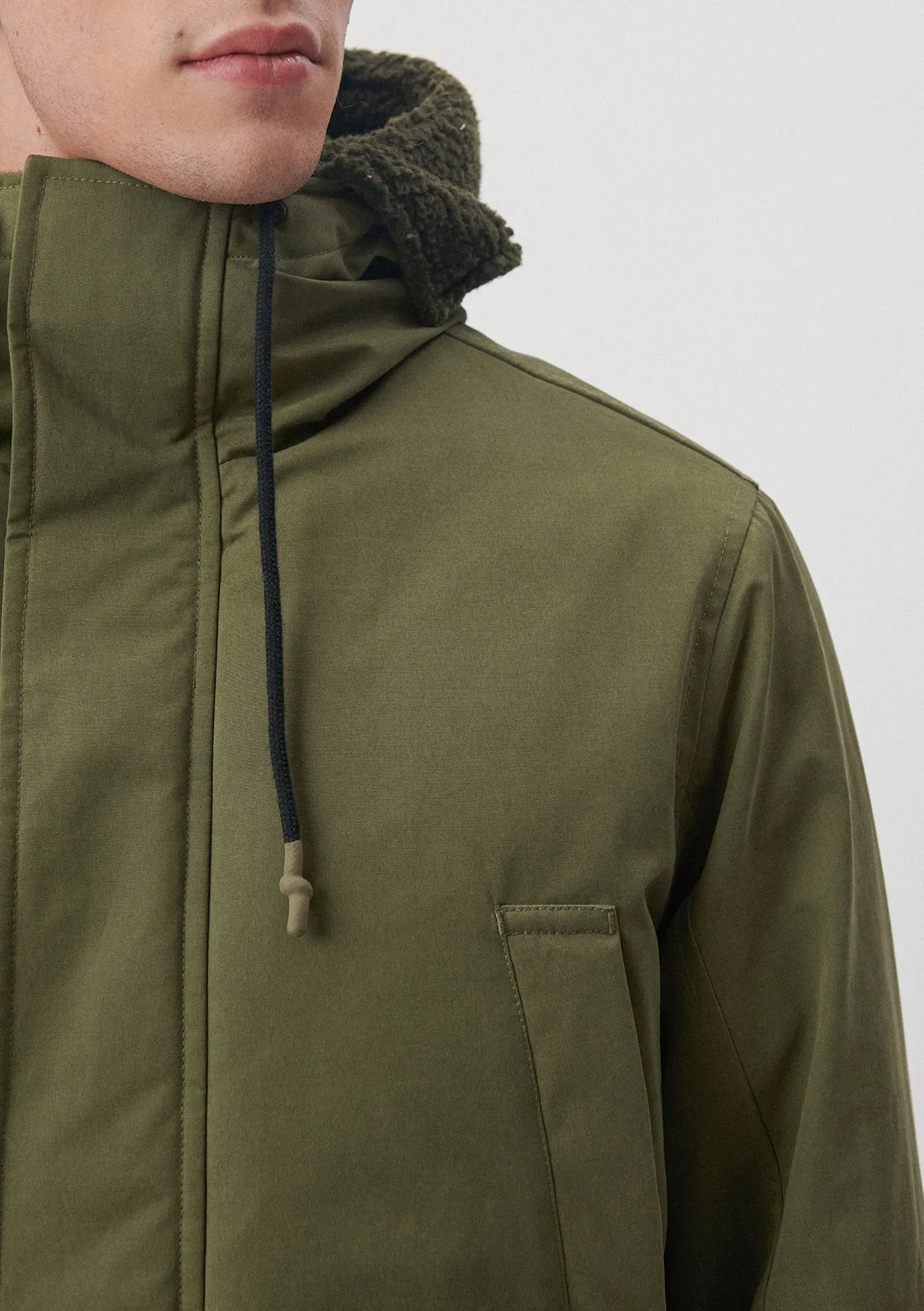 Hooded Green Jacket
