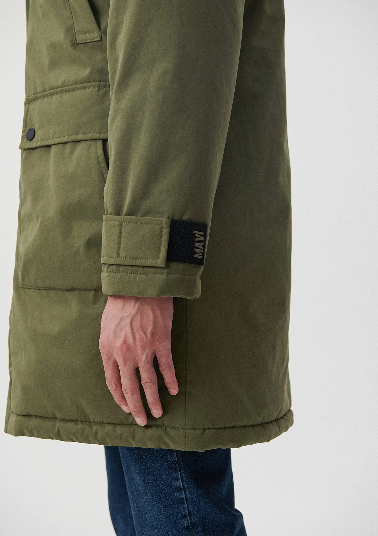 Hooded Green Jacket