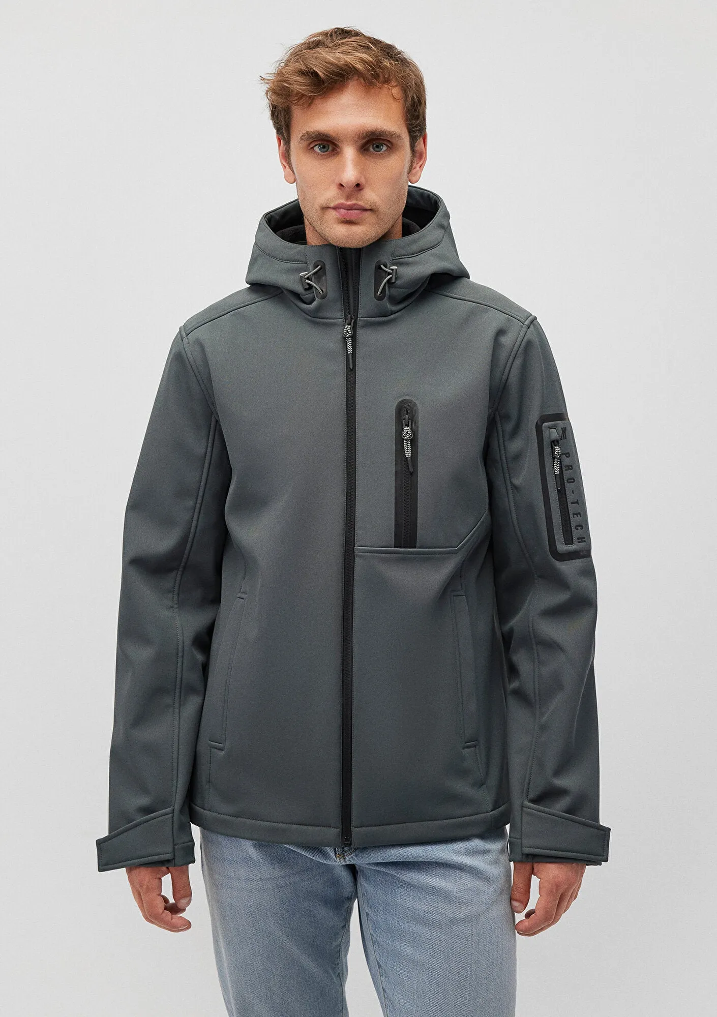 Hooded Green Jacket