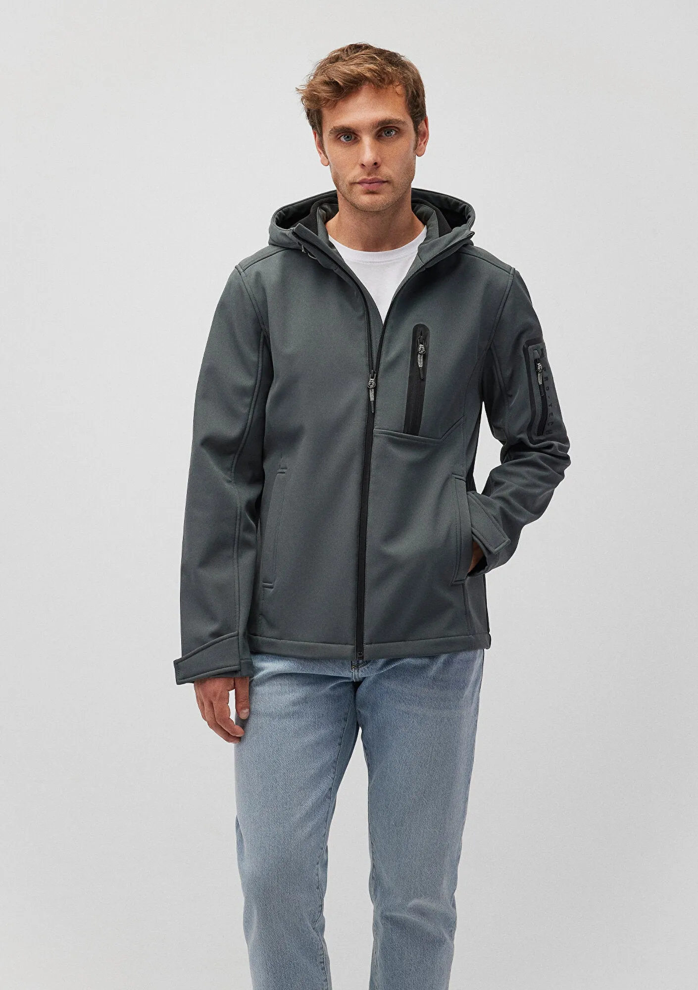 Hooded Green Jacket