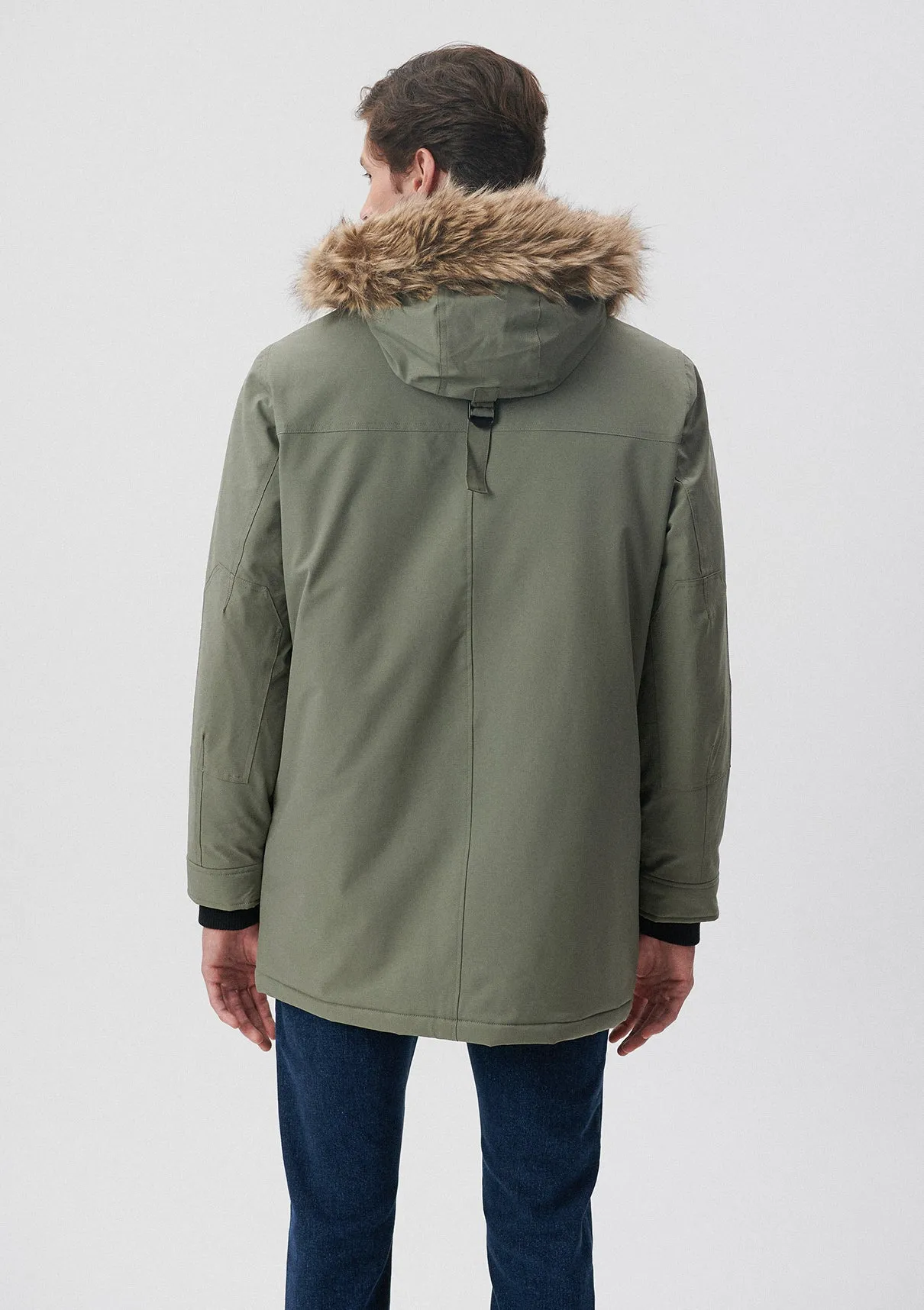 Hooded Green Parka