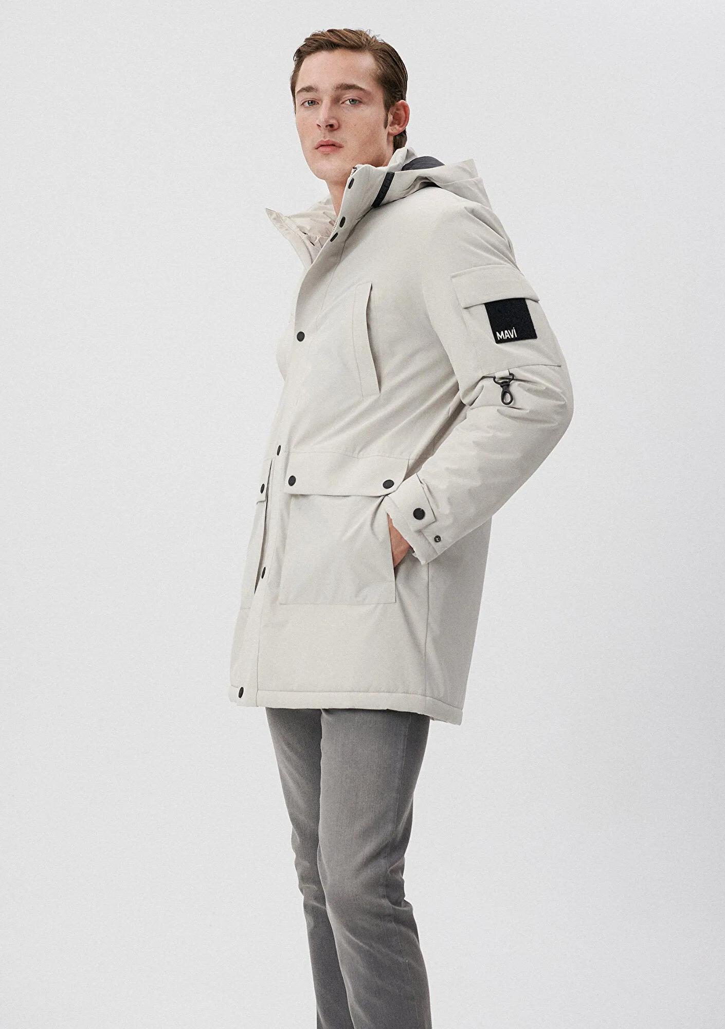 Hooded Grey Jacket