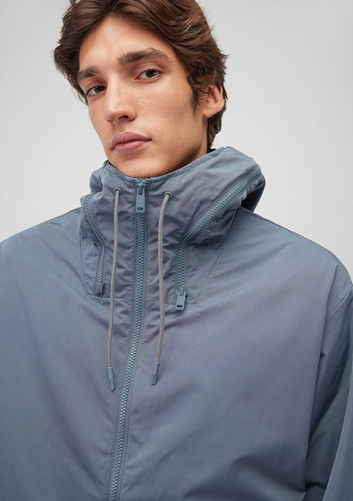 Hooded Grey Jacket