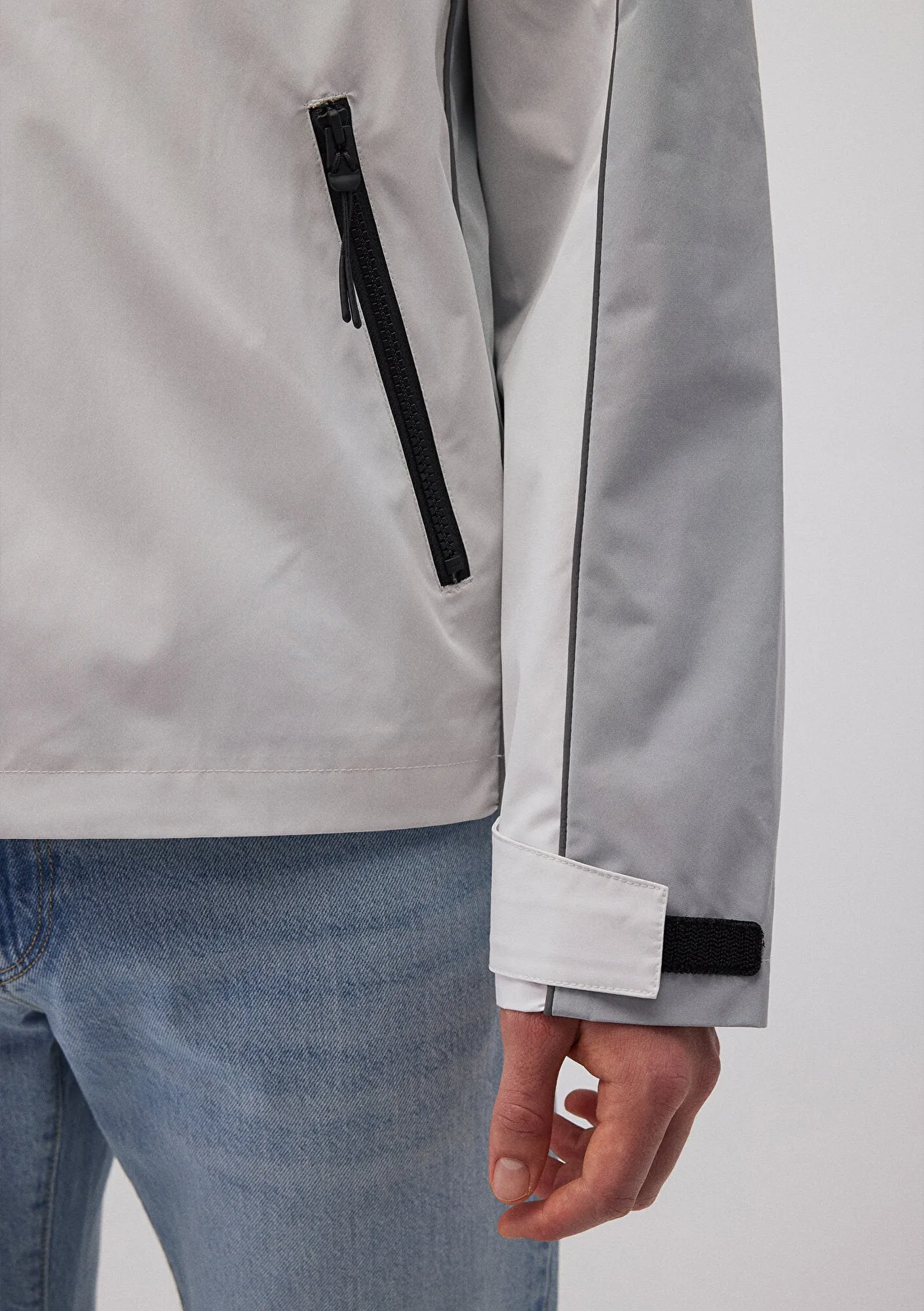 Hooded Grey Jacket