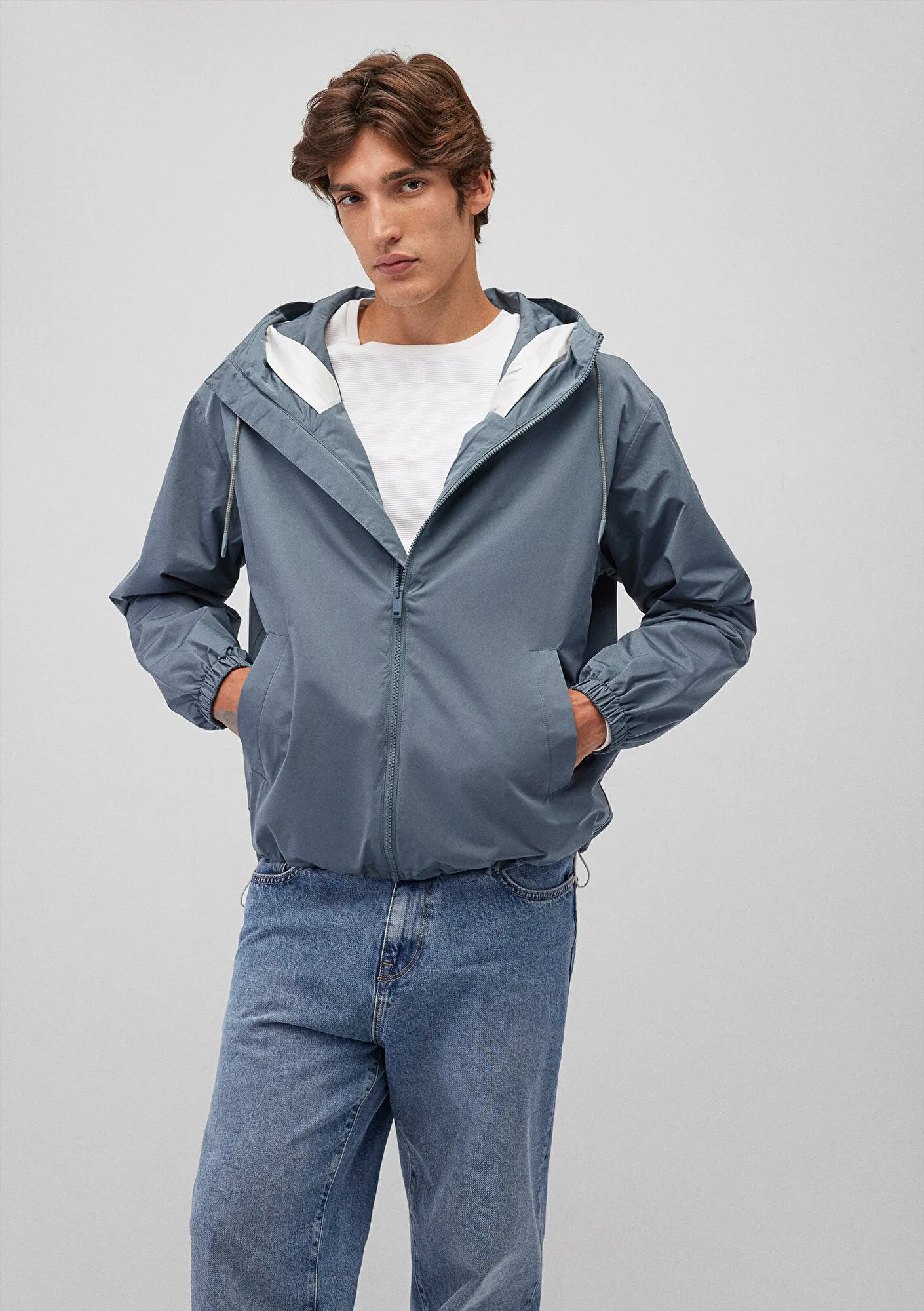 Hooded Grey Jacket