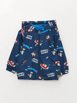 Hooded Long Sleeve Baby Boy Raincoat