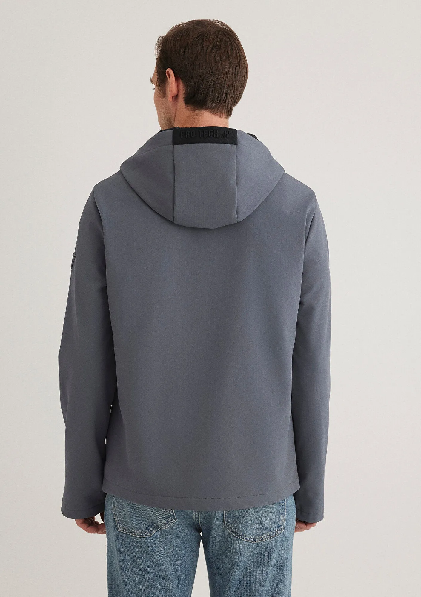 Hooded Navy Jacket