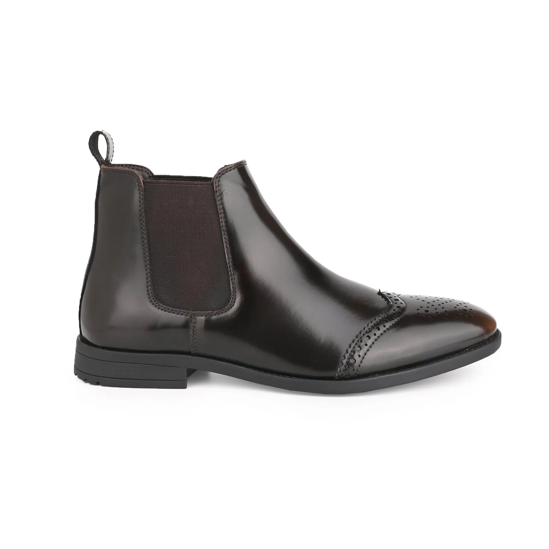 Hydes N Hues Men Brown Semi-Formal Boots