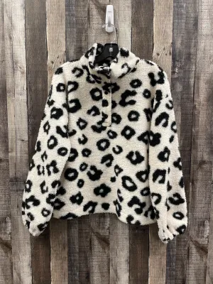Jacket Fleece By Loft In Animal Print, Size: M
