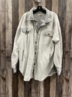 Jacket Fleece By Peach Love Cream California In Grey, Size: M