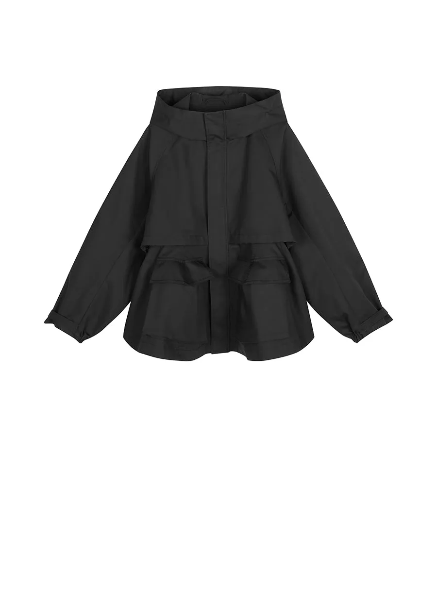 Jacket / JNBY Hooded Floral-shaped Jacket