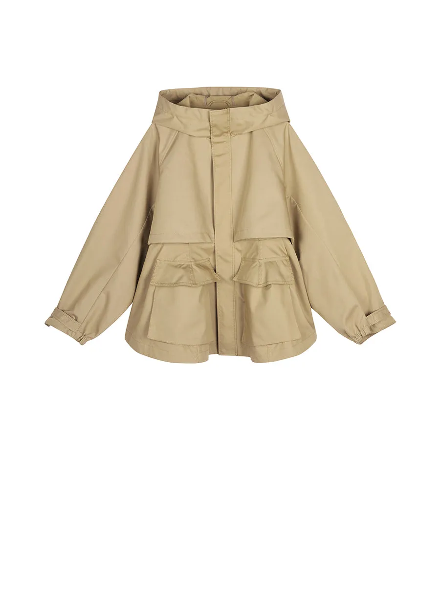 Jacket / JNBY Hooded Floral-shaped Jacket
