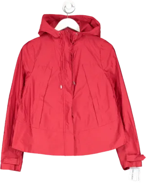 Land's End Red Hooded Lightweight Jacket UK 6