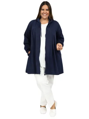 Lenora Fleece Jacket - Navy