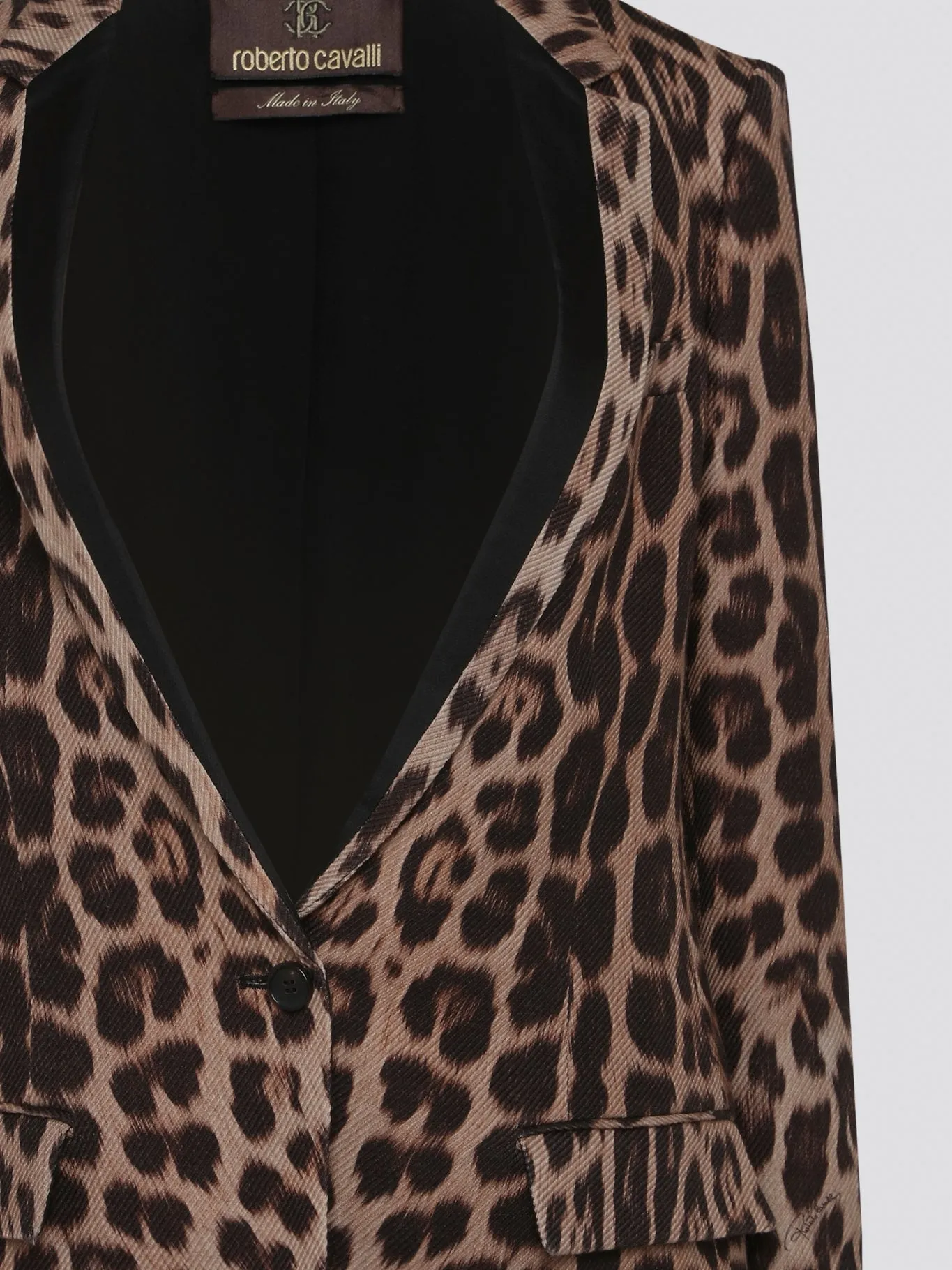 Leopard Print Blazer