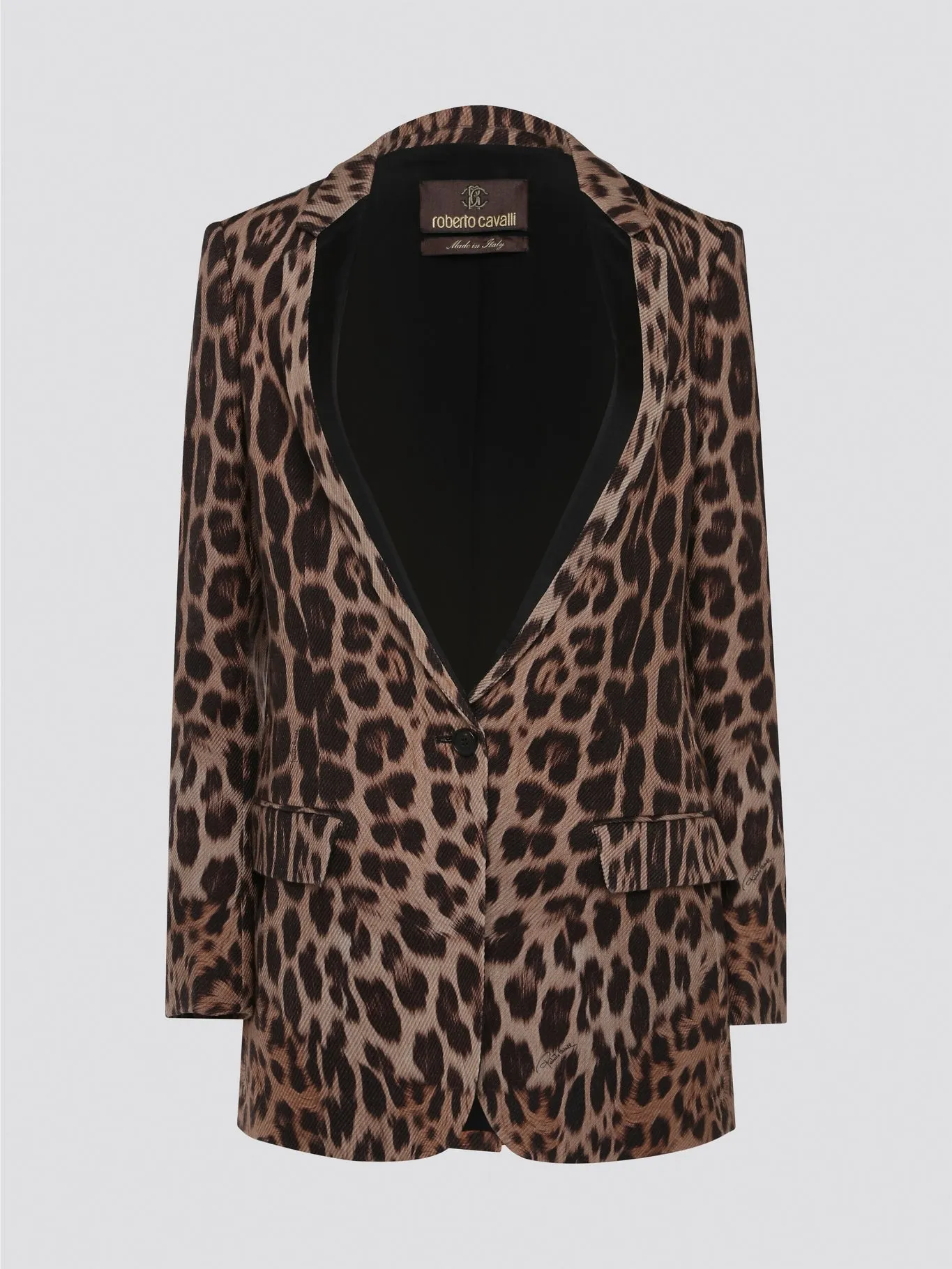 Leopard Print Blazer