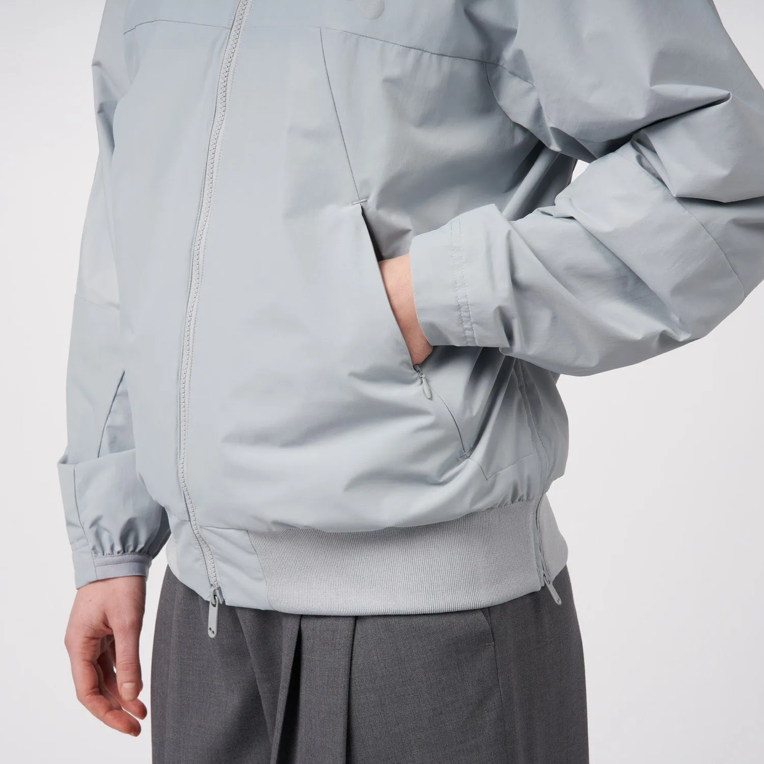 Light Bomber Jacket - Iced Grey (Unisex)