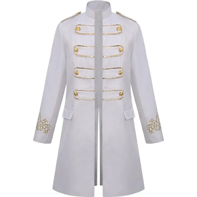 Long Gothic Steampunk Hooded Coat