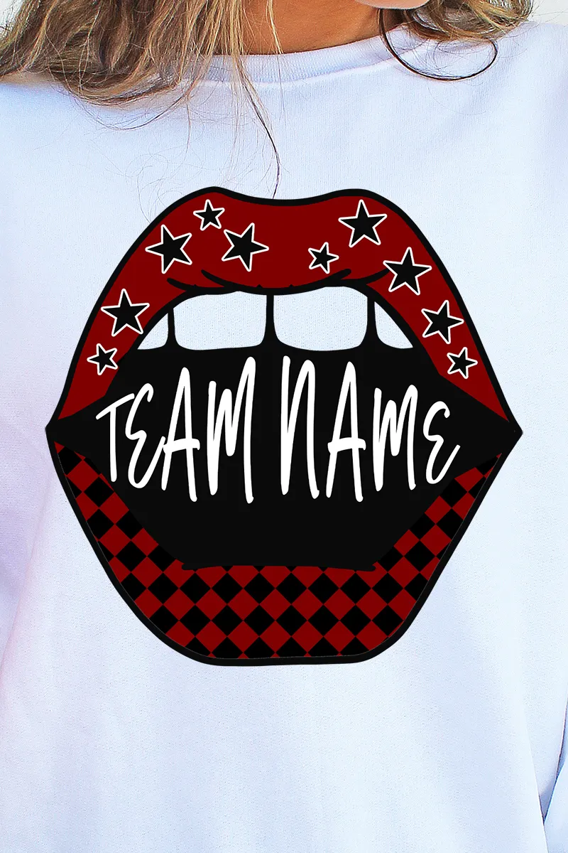 Loud Mouth Football Garnet And Black Unisex NuBlend Crew Sweatshirt