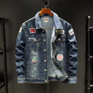 Lukas : Denim Jacket mit flippigem Druck