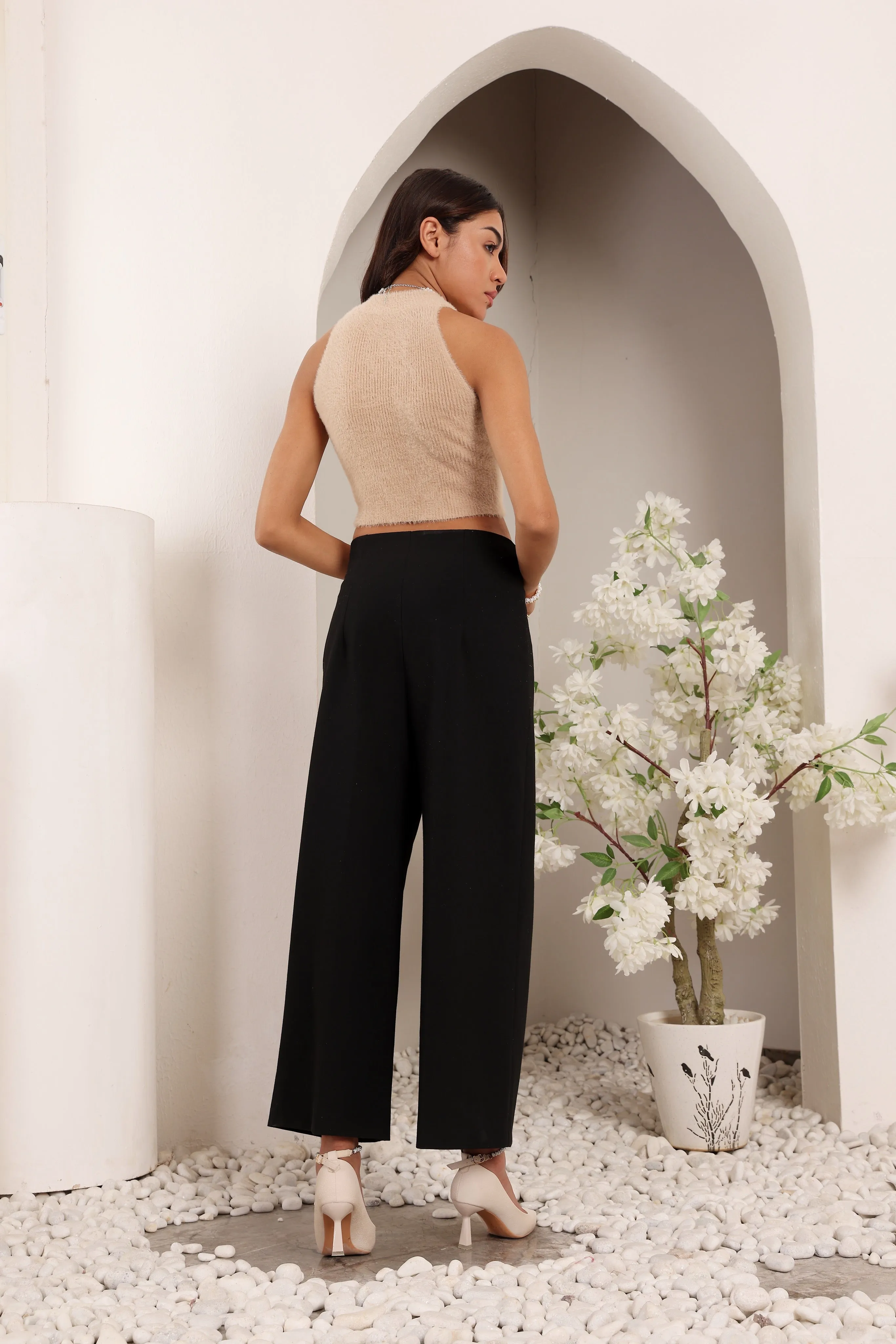 Luxury Wide-Leg Trouser