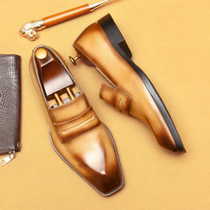 Luxus Italienische Herren Lederschuhe