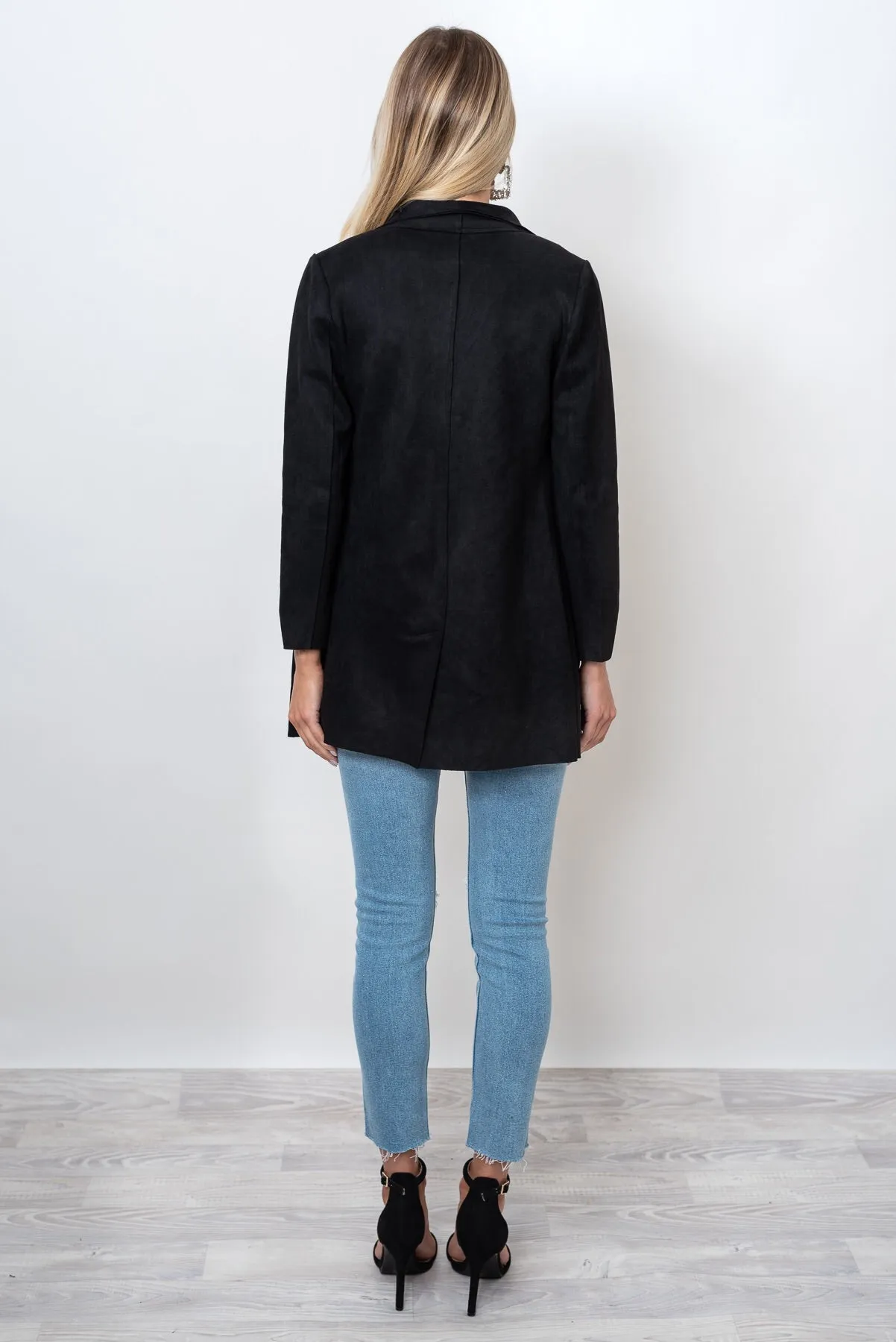 MARRIOT SUEDE JACKET - BLACK