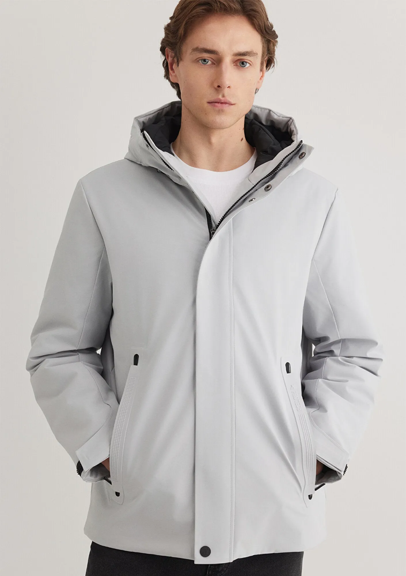 Mavi Pro Hooded Grey Jacket