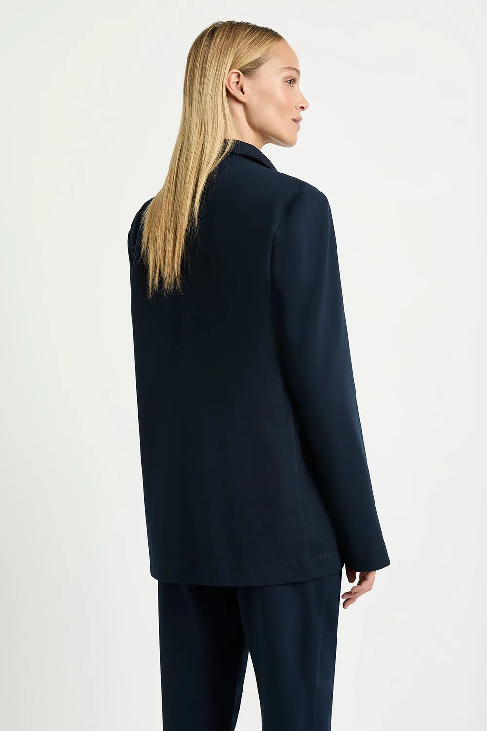 Mela Purdie Shaped Blazer in Beluga F095 4123