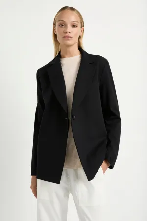 Mela Purdie Shaped Blazer in Black F095 4123